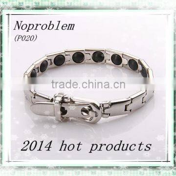 Noproblem P020 hot new energg titanium casual for couple frendship stainless steel bracelet