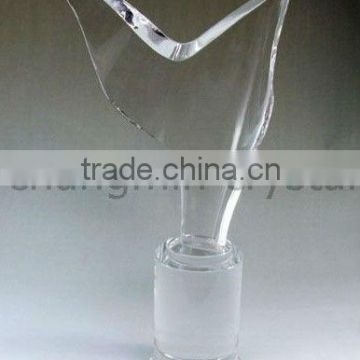 Noble Clear Crystal Trophy For Business Souvenir