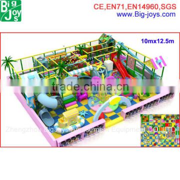 Volcano indoor playground children soft plastic play area