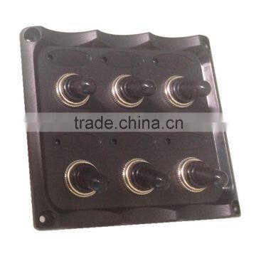 Marine Electric LED Toggle Switch Panel 6 Gang photo-2