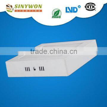 Good Quality Indoor 6W 12W 18W LED Surface Mounted Ceiling lights AC85V-265V Square LED Panel Lights