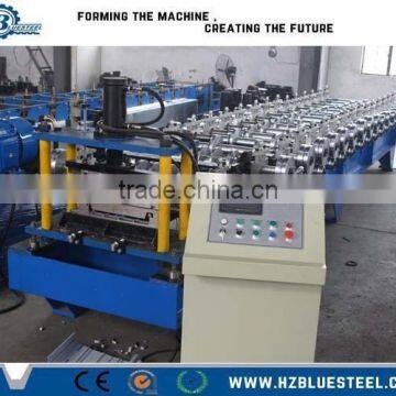 Color Steel Standing Seam Roof Roll Forming Machine, Steel Structure Building Decorative Self Lock Forming Machine