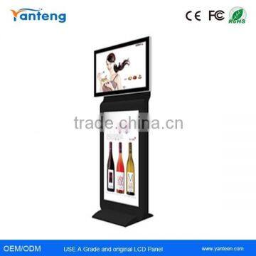 55inch Dual screen stand alone digital signage for Subway