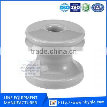 ANSI 53-1spool insulator / Low voltage porcelain insulator/ ceramic insulator for transmission line