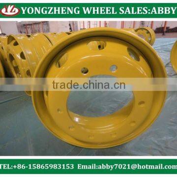22.5/8.25 silver truck steel wheels