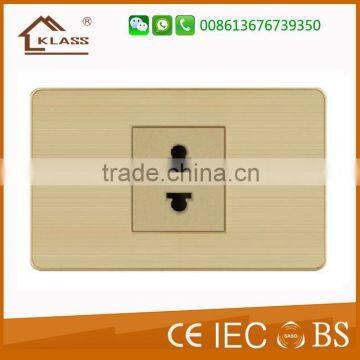 alumiunm material 2pin multifunction sockets, universal sockets for Gabon market