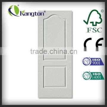 Interior Room Modern Design White Primer Flush Wood Door photo-3