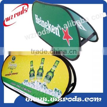 Advertising Display Horizontal Bean Pop Up A Frame for Wholesale