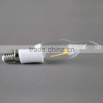 Haining Mingshuai Vintage Led Filament Bulb C35 With Plastic Light Source 2W E14 photo-4