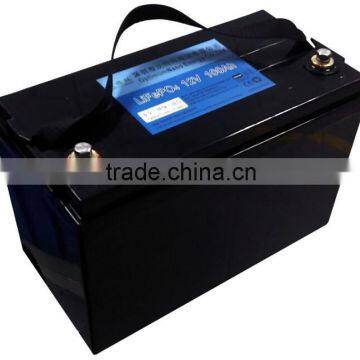 12V/100Ah Deep cycle over 2000 times of charge/discharge wind /solar energy system storage LiFePo4 lithium battery