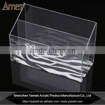 Wholesale custom logo clear acrylic file holder folder