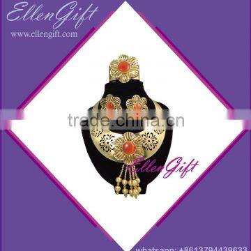 EllenGift African Gold Plated Jewelry Set AJS4286