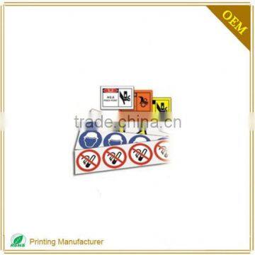 Cheap Custom Triangle Warning Label For Wholesale