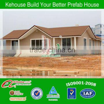 China steel villa house, prefab house, light house, luxury prefab steel vlla