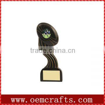 2014 new design custom wholesale Resin Trophy