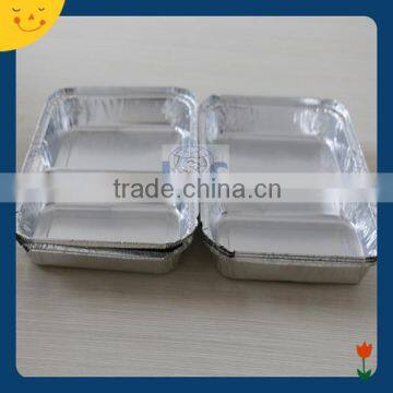 2 Compartments Aluminum Foil Food Container Price photo-3