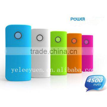 wholesale price protable power bank 4500mAH Mini mobile power bank charger for all phone