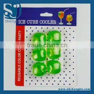 Trade Assurance 6Pcs ice cube cooler with blister Card Package