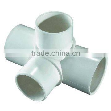 30-131 4-way PVC pipe fitting for bathtub