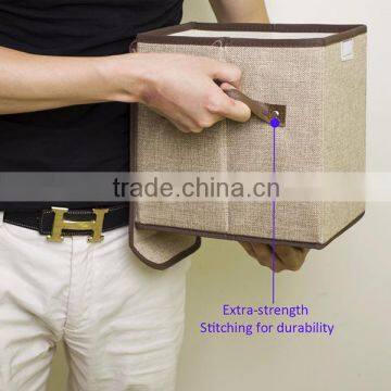 Linen Storage Eco-friendly Shower Caddy 16x16x16 Storage Cube Clothes Storage Boxes Amazon Fabric Cosmetic Organizer Folding photo-5