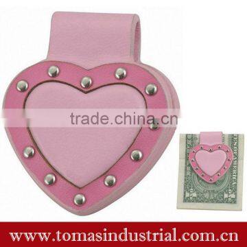 Lovely Heart Shape Memo Clip Promtional Item