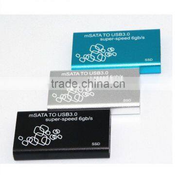 Hot sell !!And factory direct supply! Portable External 1.8 inch ssd case USB 3.0to SATA high transfer Rate up to 6Gbps