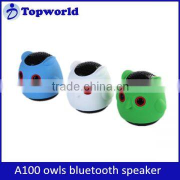 New Owl Appearance Bluetooth Speaker A-100 Wireless Bluetooth Speaker Support TF Card, MP3 Player, New Design Mini Speaker