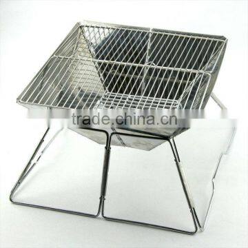 Metal folding wire BBQ grill rack/Roast rack/Kitchen shelf