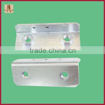 Metal wall bracket with two screw holes,2 pipe mounting bracket