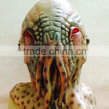 Nature octopus latex animal mask,Head Mask Octopus Head Doctor Who Mask Halloween Latex Mask for halloween party