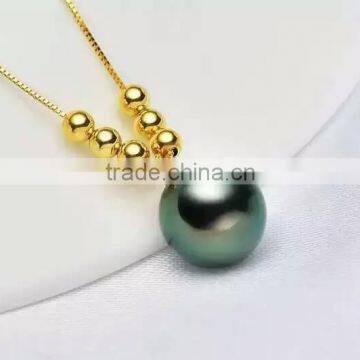 China factory sale cheap colorfull 18k gold pearl necklace