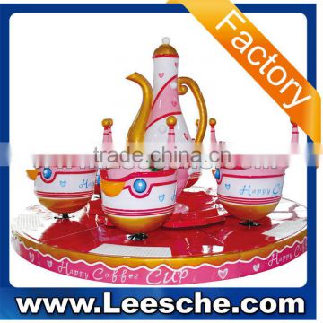 LSJQ-020 6 seats coffee cup cheap price kiddie rides indoor amusement theme park equipment rides for sale