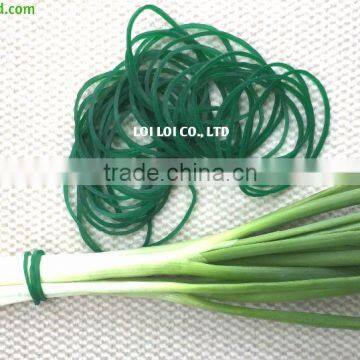 Green rubber band for Green onion - Tying vegetables and flowers rubber band