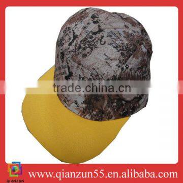 Wholesale custom flat brim baseball sport caps bear 5 panel caps sale 5 panel hats