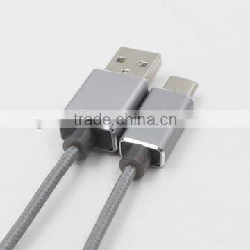 Aluminium Braided USB 2.0 to USB Type-C data Cable for Innos D6000 mobile cable