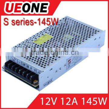 2014 new model single output 12v dc 12a switching power supply
