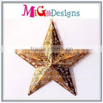 stars shaped OEM custom design metal christmas gift souvenir