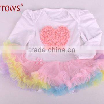 LTZ008-B 0-12 Month Girl Dress Blue Girl Dress Princess Long Sleeve Dress Wholesale Dance Dress photo-2