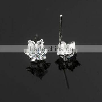 Fashion Jewelry Wholesale 925 Sterling Silver AAAAA Cubic Zirconia Stud Earring photo-5