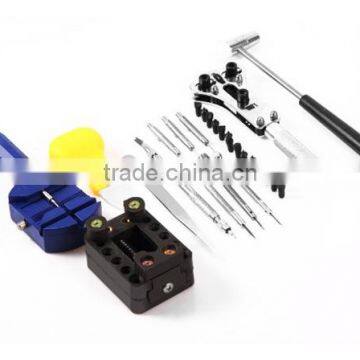 20 Pcs Watch Horologe Repair Tool Kit Set With Opener Remover Wrench Screwdriver Watchband Link Pin Remover photo-6