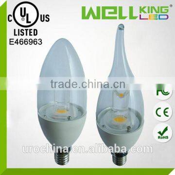 CUL Approved 3w 5w E12 Led Candle Light Bulbs