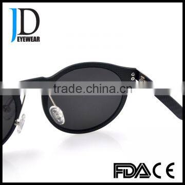 Best Quality Wood Grain Surface Italy Design Round Carbon Fiber Sunglasses photo-6