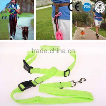 China Wholesale Running Nylon Stretch Dog Leash
