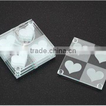 Heart Acrylic Coasters hg140204001B