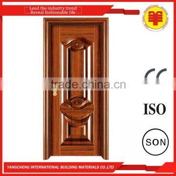 Solid interior swinging cold rolled stainless steel single door for family flat