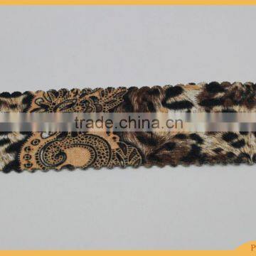 leopard print novelty high elastic tape