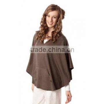Custom Heavy Cotton Brushed Plain Easy Wear Fashion Nursing Cover Top photo-2