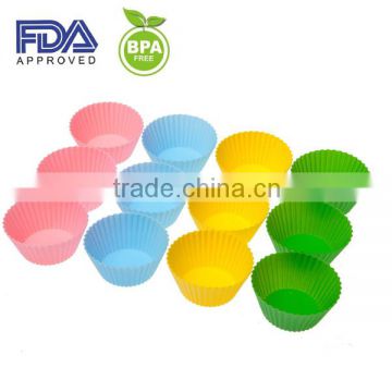 custom shape silicone cup cake case