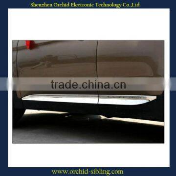 good quality plastic chrome side moulding cover for hyundai santafe IX45 12'~on use