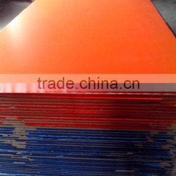 18MMX1220MMX2440MM , E2 glue , Orange melamine MDF , Blue melamine MDF